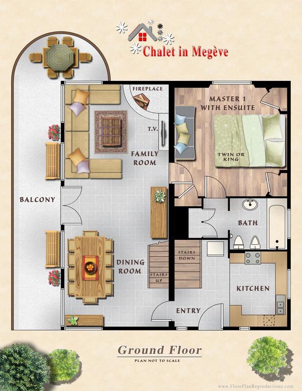 Chalet In Megeve Bed & Breakfast Bilik gambar