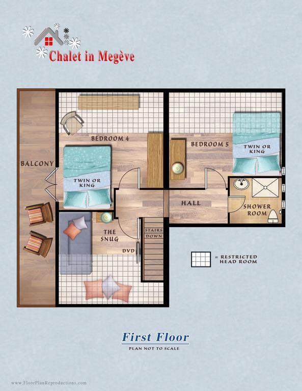 Chalet In Megeve Bed & Breakfast Bilik gambar